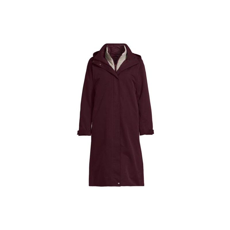 4-in-1 Coat, Women, size: S, regular, Red, Polyester, by Lands