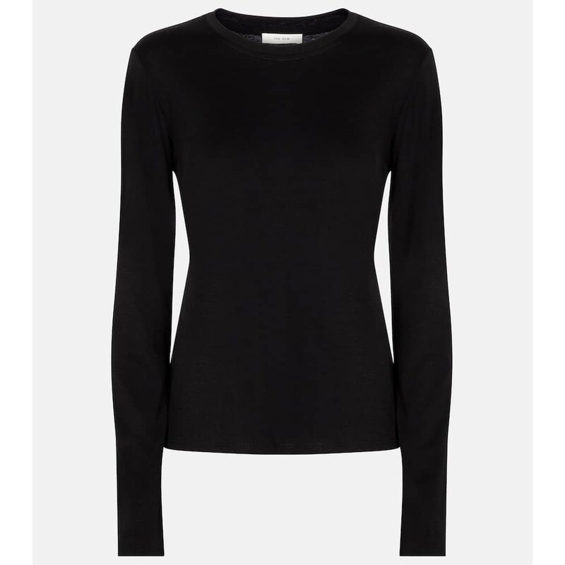 The Row Shermann cotton jersey top