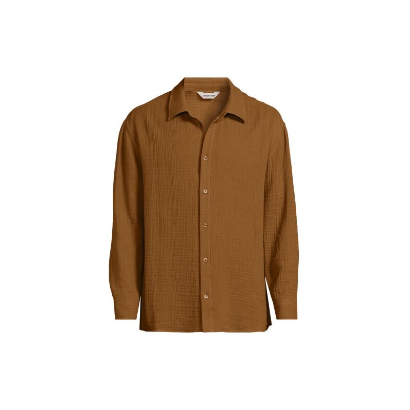 Long Sleeve Double Cloth Shirt, Men, size: XL, regular, Misc, by