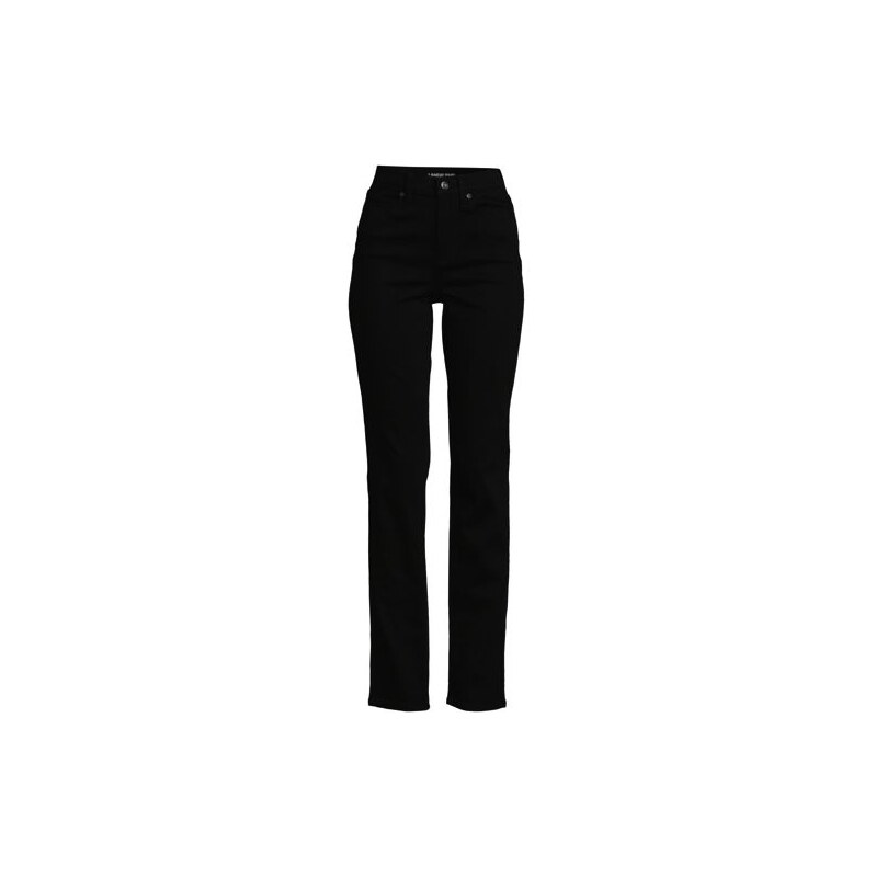 Straight Leg Jeans, High Waisted - Black, Women, size: 24/28,
