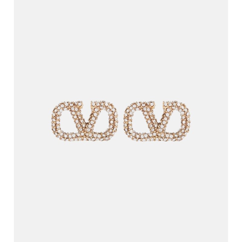 Valentino VLOGO embellished earrings