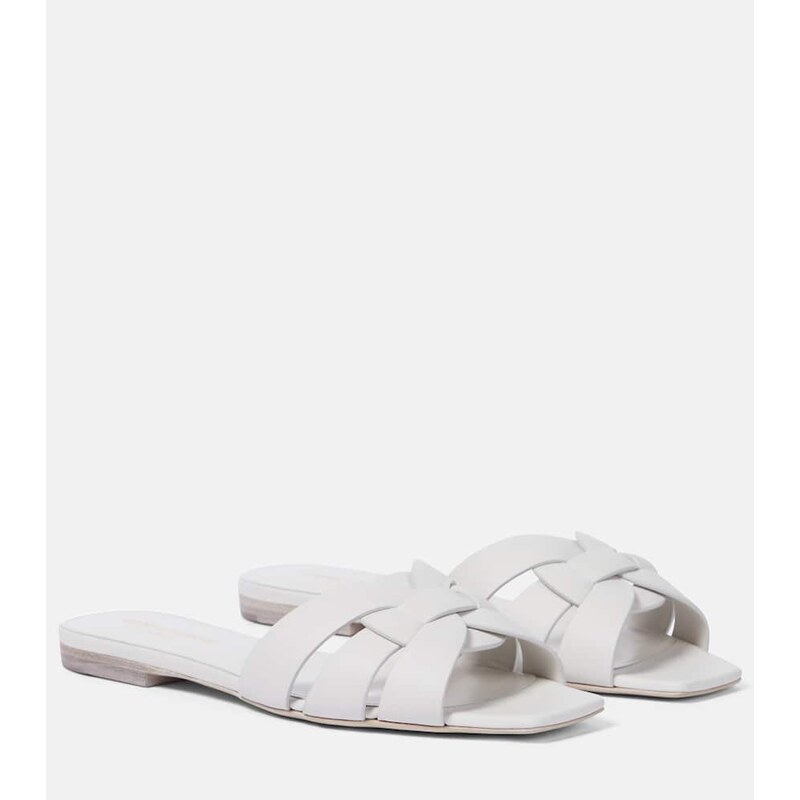 Saint Laurent Tribute leather sandals