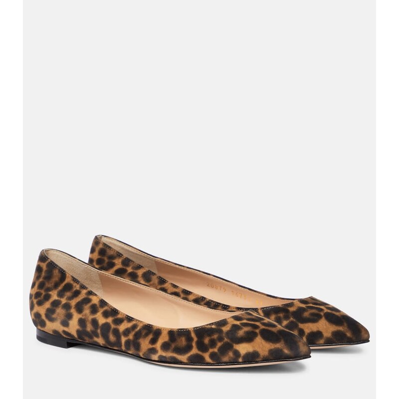 Gianvito Rossi Gianvito leopard-print ballet flats