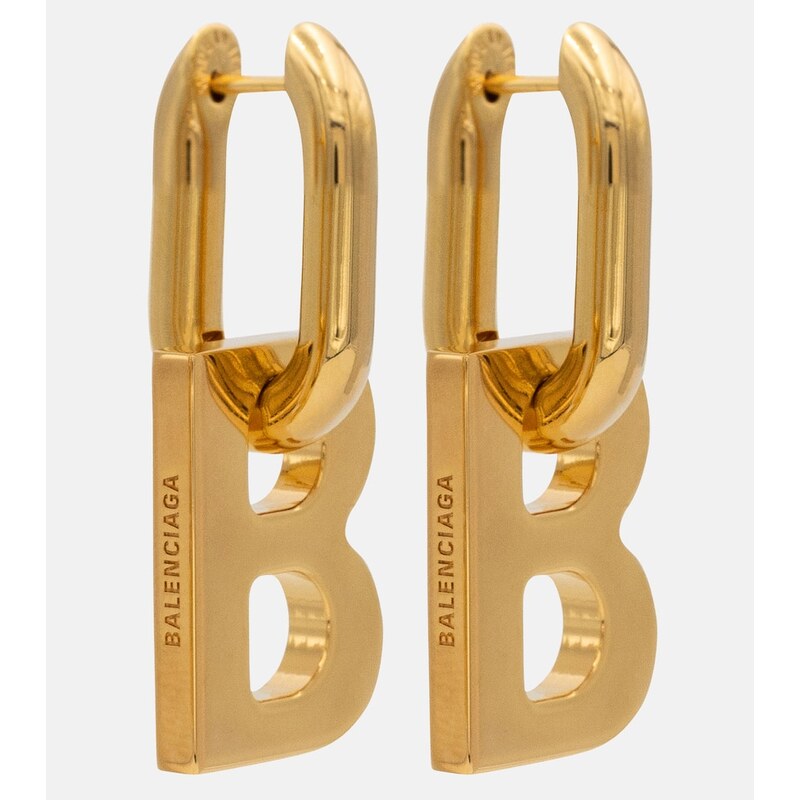 Balenciaga B Chain XL earrings