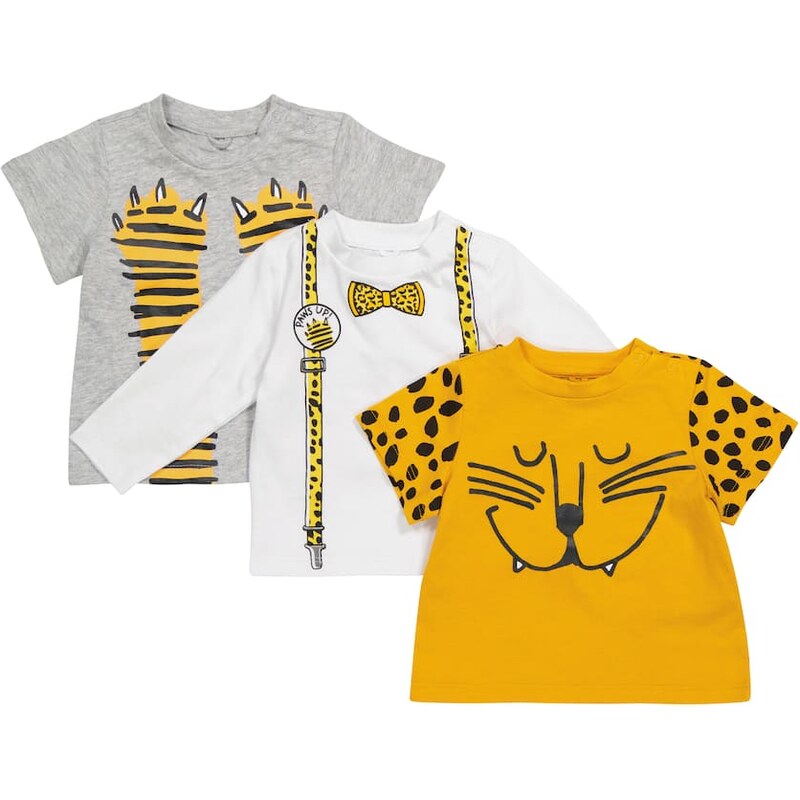 Stella McCartney Kids Baby set of 3 cotton T-shirts