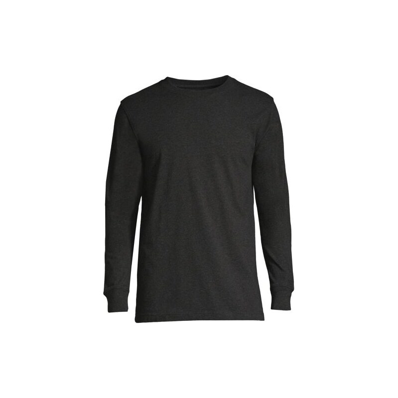Tall Super-T Long Sleeve T-shirt, Men, size: M, tall, Black,