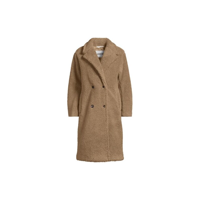 Fleece Sherpa Double Breasted Coat, Women, size: 2X, plus, Misc,