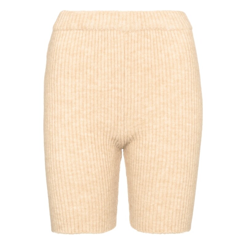Nanushka Siu ribbed-knit biker shorts