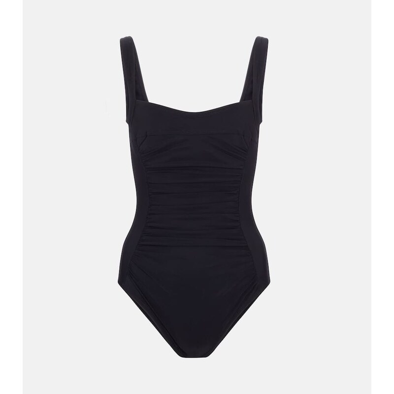 Karla Colletto Basics ruched swimsuit