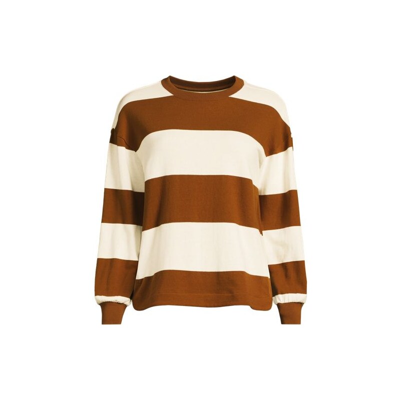 Long Sleeve Mariner Crew Neck Top, Women, size: S, regular,