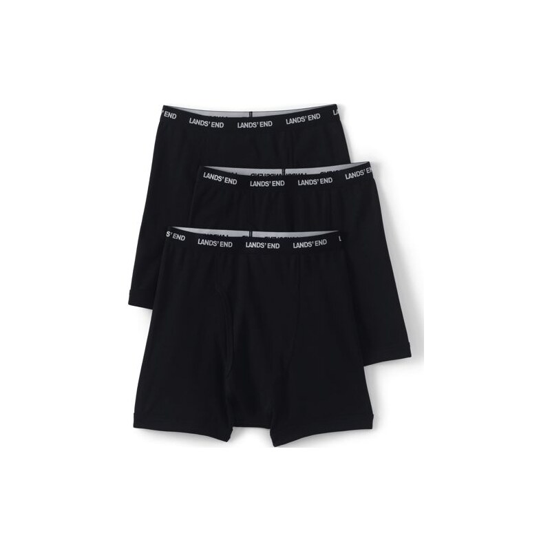Cotton Jersey Boxer Shorts, 3 Pack, Men, size: S, regular, Black