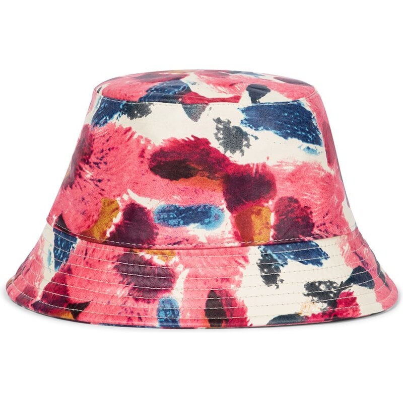 Isabel Marant Haley floral leather bucket hat