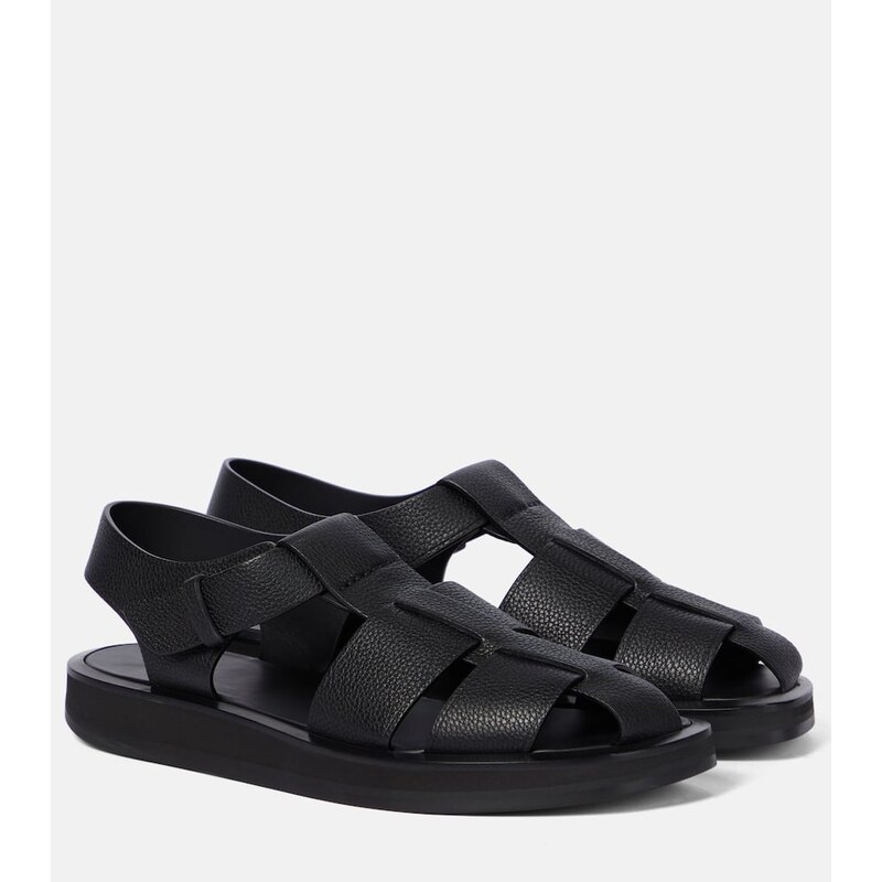The Row Fisherman leather sandals