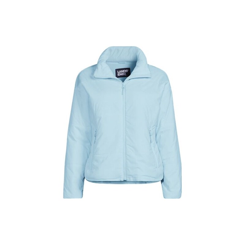 Lightweight Packable Quilted Jacket, Women, size: 20-22, plus, Blue, 114830451