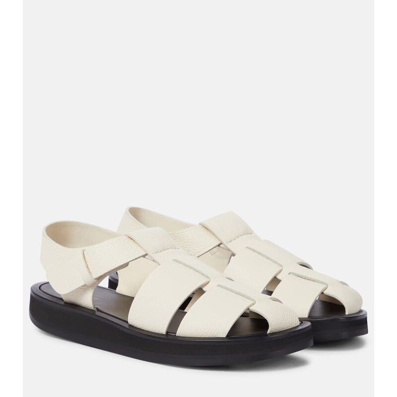 The Row Fisherman leather sandals