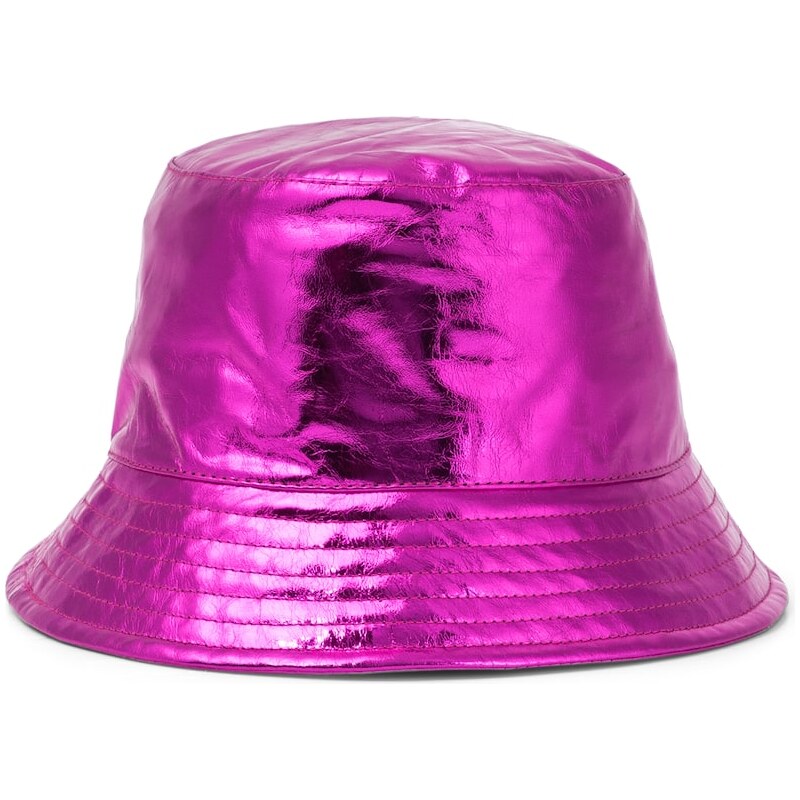 Isabel Marant Haley metallic leather bucket hat