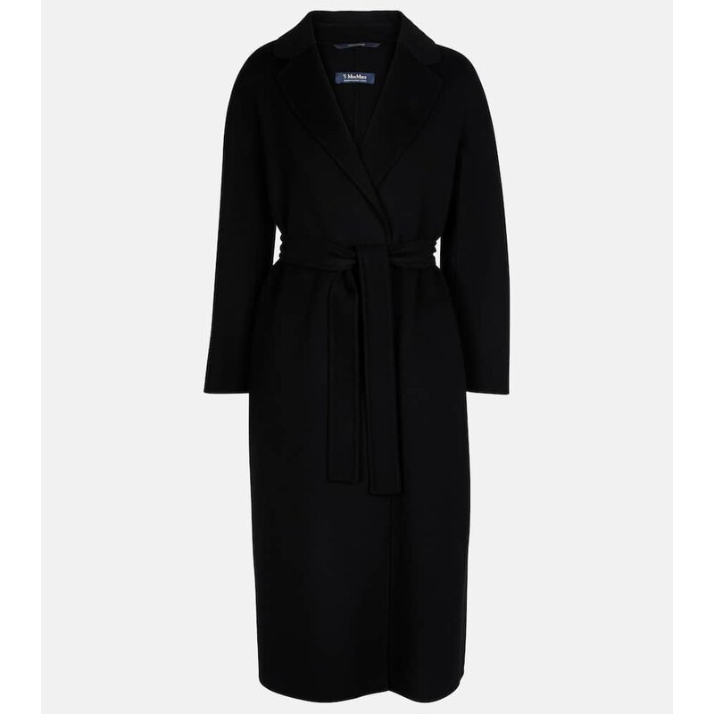 S Max Mara Esturia belted virgin wool coat