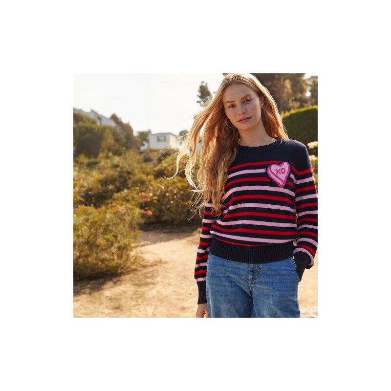 Balloon Sleeve Drifter Jumper, Women, size: XL, regular, Blue,