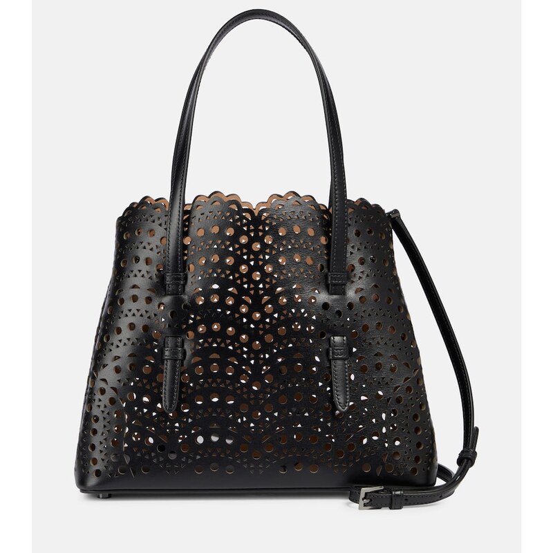 Alaïa Mina 25 Vienne Wave leather top-handle bag