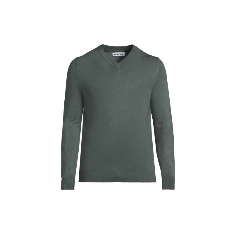 CashTouch Fine Knit Jumper, Men, size: L, regular, Green,