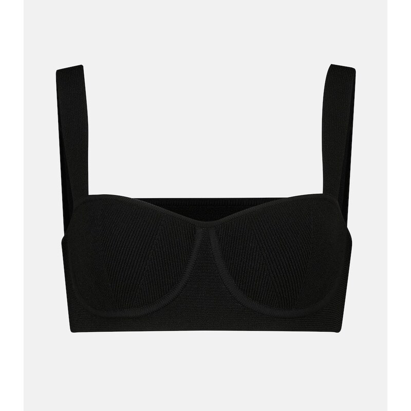Galvan Nyx knit bralette