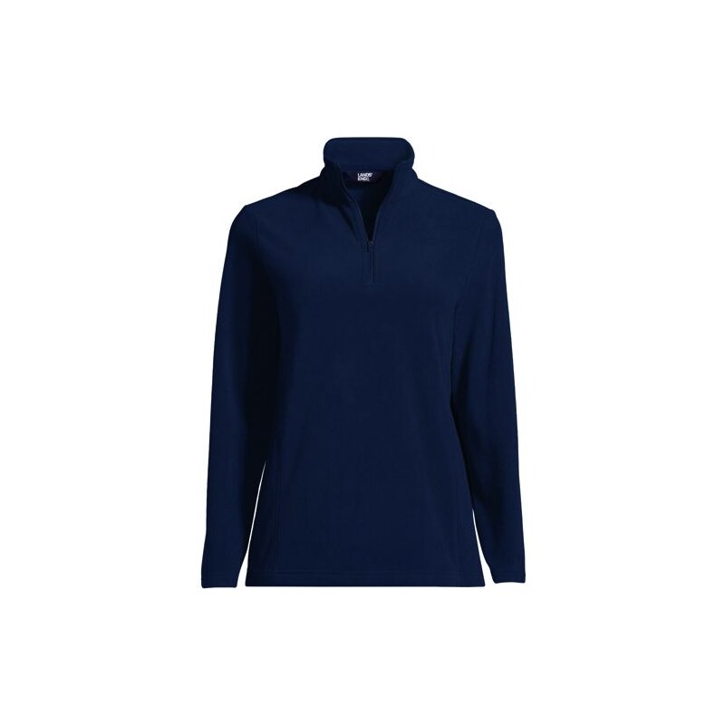 Anyweather Quarter Zip Fleece Top, Women, size: 20-22, plus, Blue, 115261149