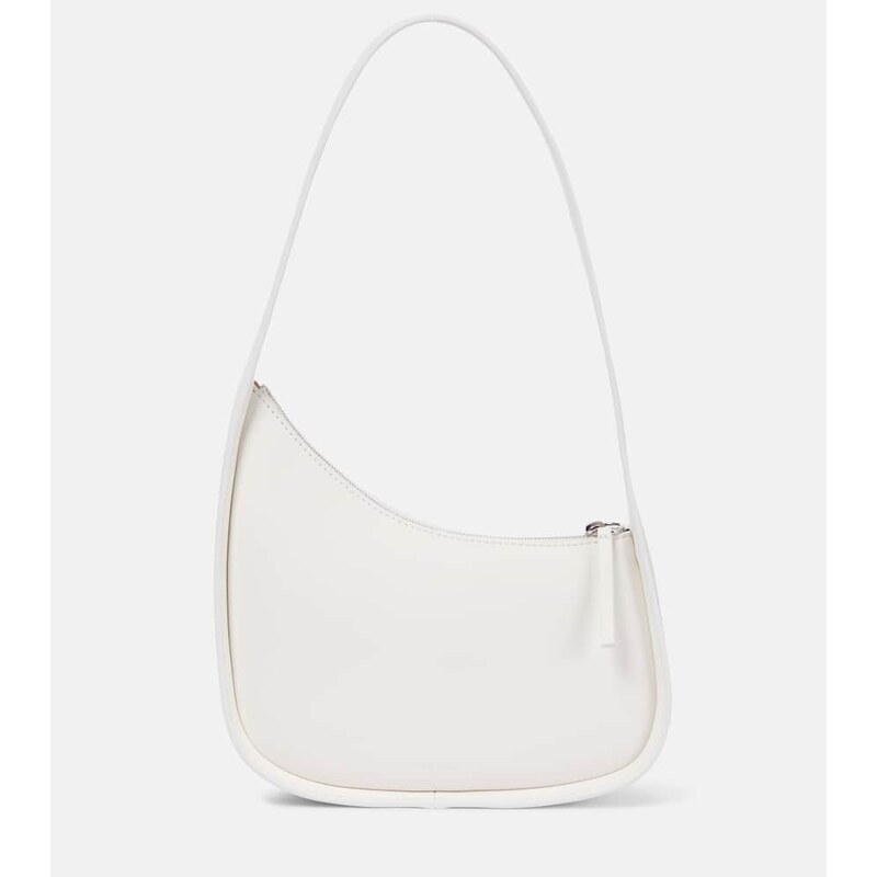 The Row Half Moon leather shoulder bag