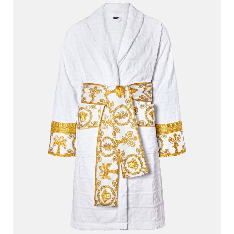 Versace Home Baroque cotton bathrobe
