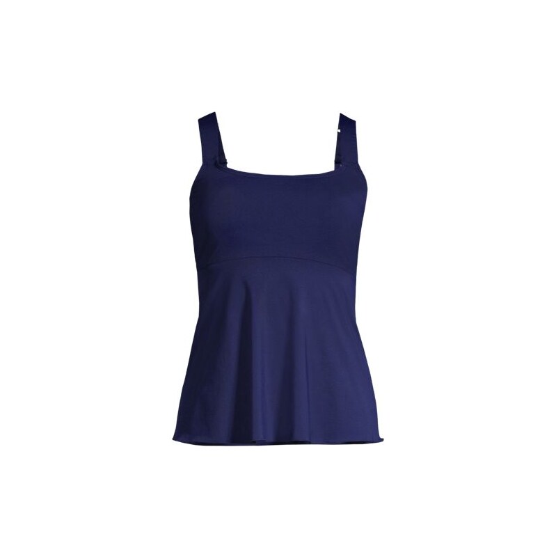 Flutter Tankini Top, Women, size: 8, regular, Blue, Spandex/Poly-blend 115001828