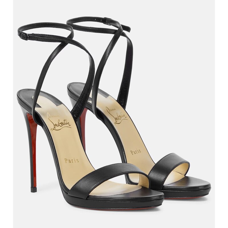 Christian Louboutin Loubi Queen 120 leather sandals