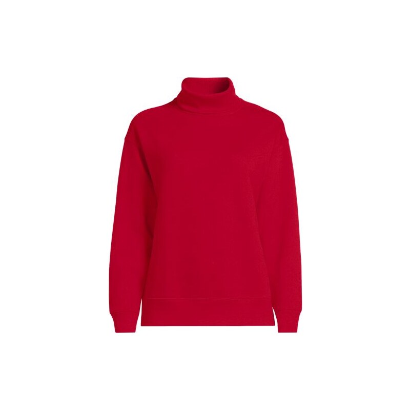Serious Sweats Roll Neck Sweatshirt, Women, size: 10-12, regular, Red, 113559597