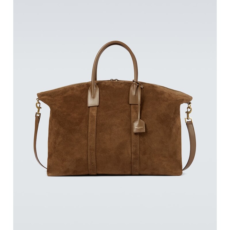 Pánská taška Saint Laurent z kůže, barva tan brown
