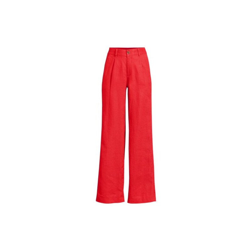 Pure Premium Linen Wide Leg Pleated Trousers, Women, size: 16,
