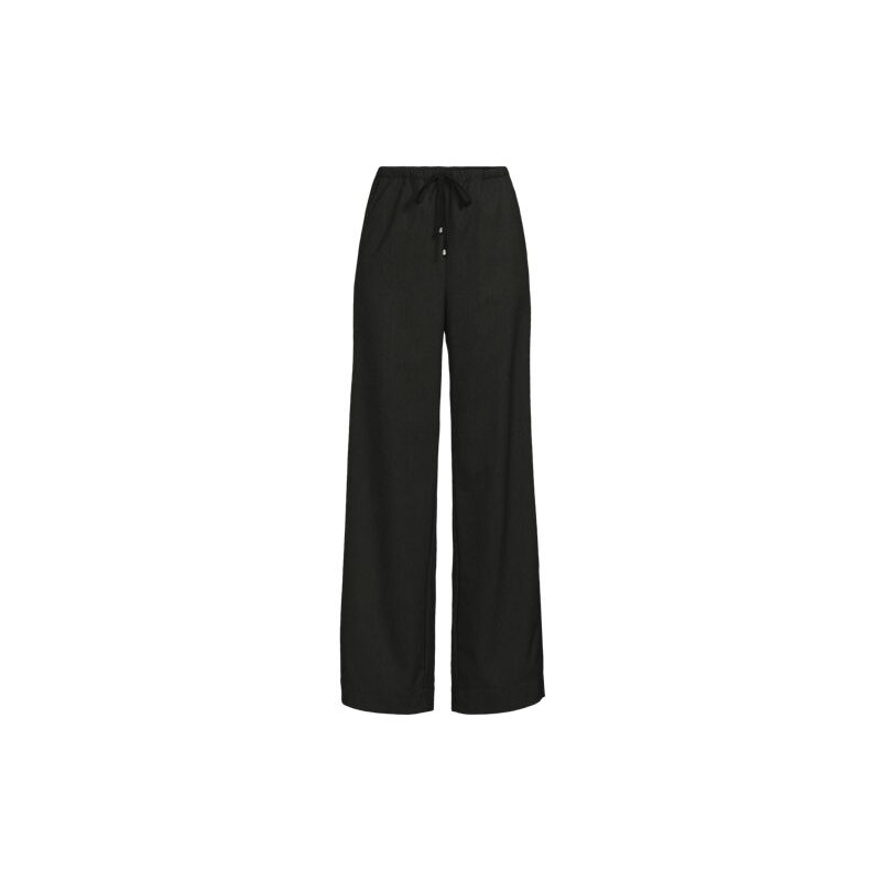 Tie Waist Wide Leg Trousers, Women, size: 10, regular, Grey, by