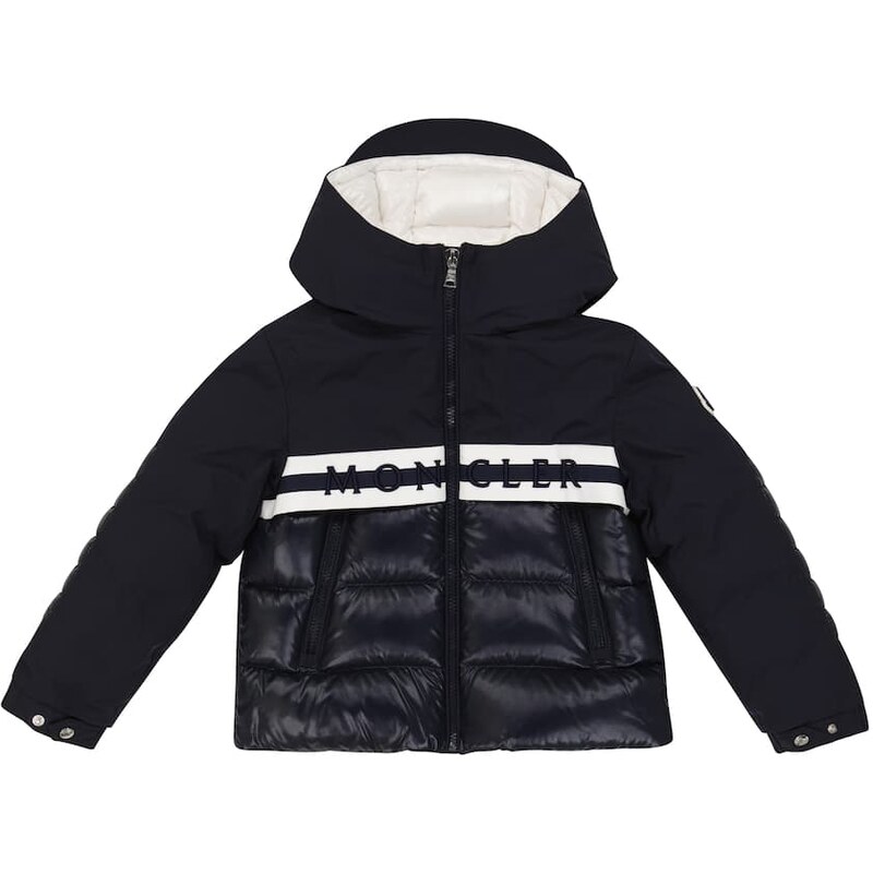 chlapecká bunda Moncler Enfant Hanim v barvě modrá