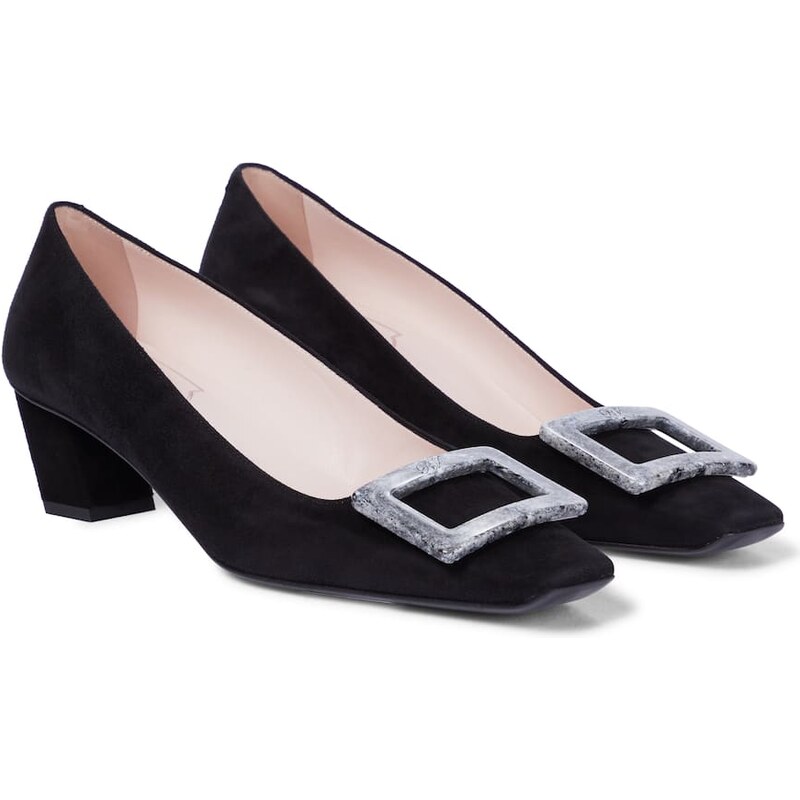 Roger Vivier Belle Vivier 45 suede pumps