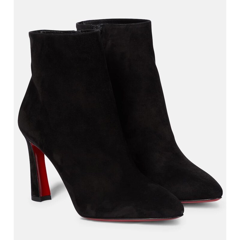 Christian Louboutin Eleonor 85 suede ankle boots