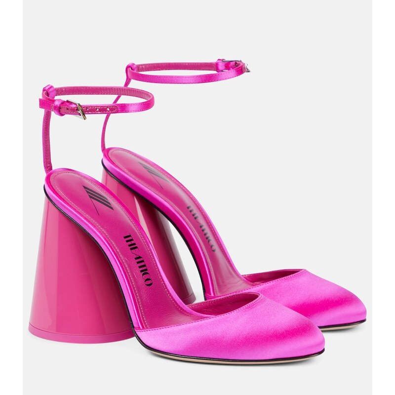 The Attico Luz satin pumps