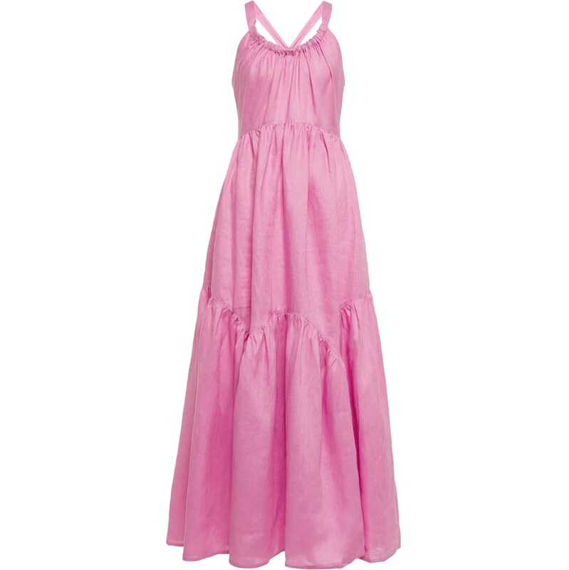 Lee Mathews Ali linen maxi dress