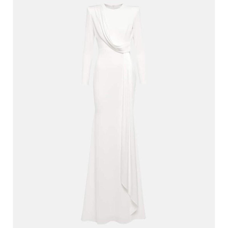 Alex Perry Bridal Maxwell satin-crÃªpe bridal gown