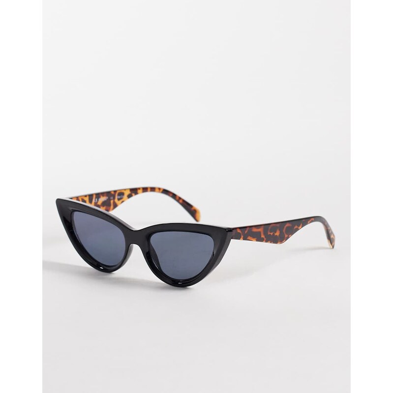 AJ Morgan fever cat eye sunglasses in black and tortoiseshell 113268650
