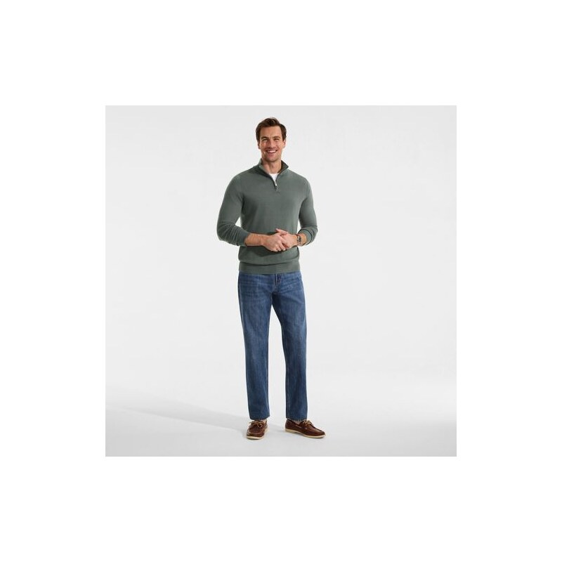 CashTouch Fine Knit Quarter Zip Jumper, Men, size: M, regular,
