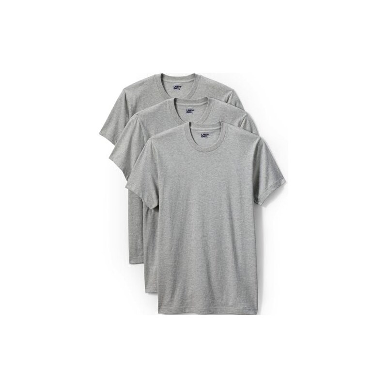Tall Crew Neck Vest - 3-pack, Men, size: XL, big and tall, Grey,