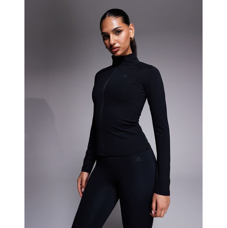 Montirex Form full zip top in black 115608893