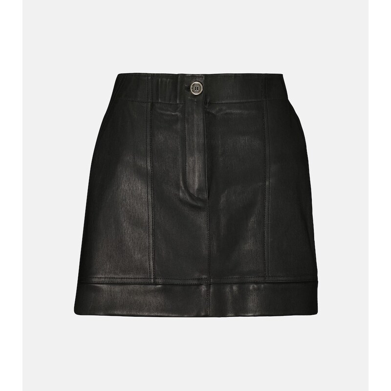 Stouls Linette leather miniskirt