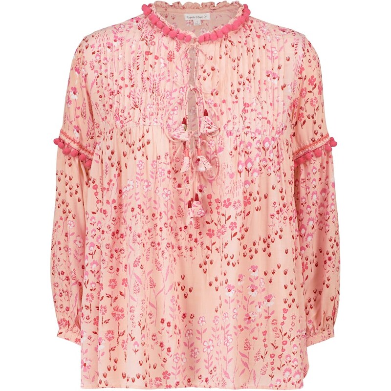 Poupette St Barth Clara floral blouse
