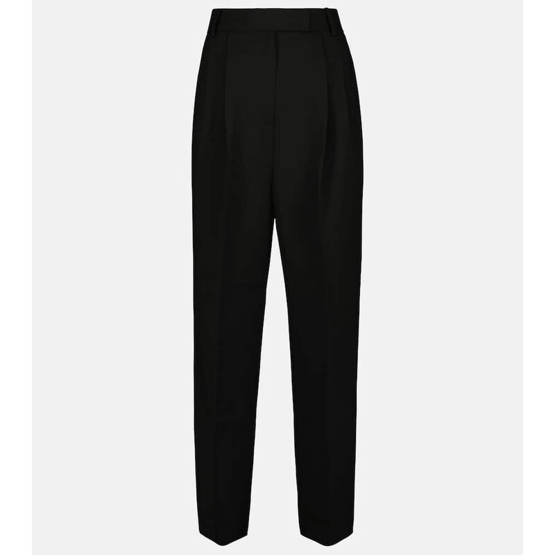 The Frankie Shop Bea twill high-rise pants