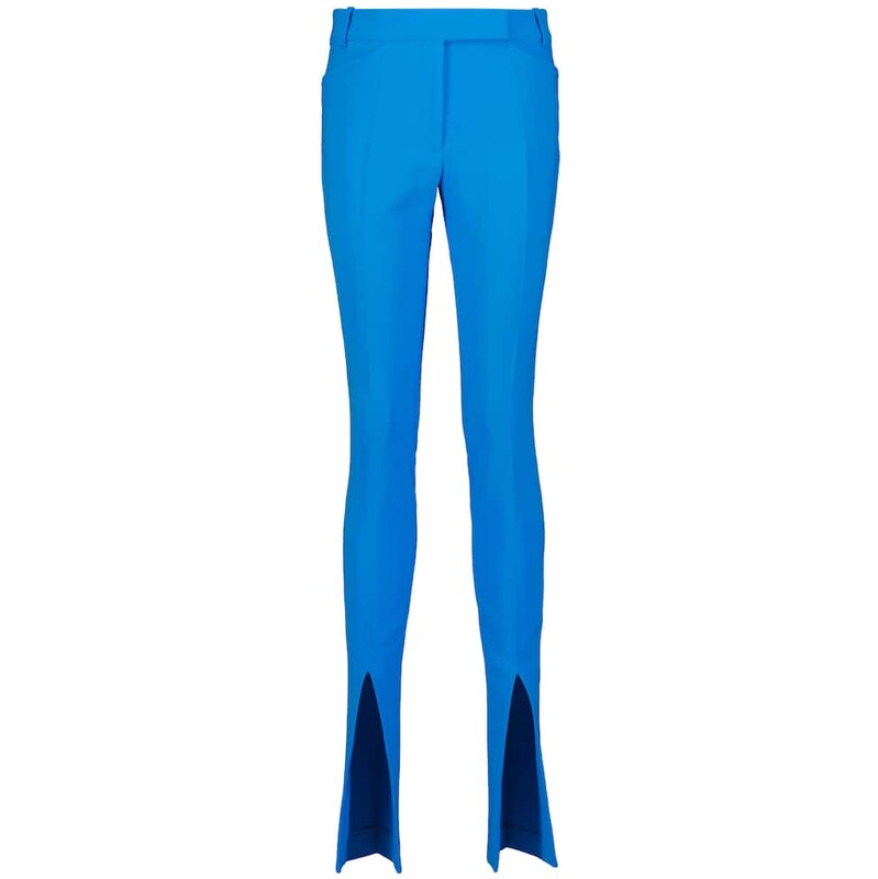 The Attico Freja high-rise techno crÃªpe pants
