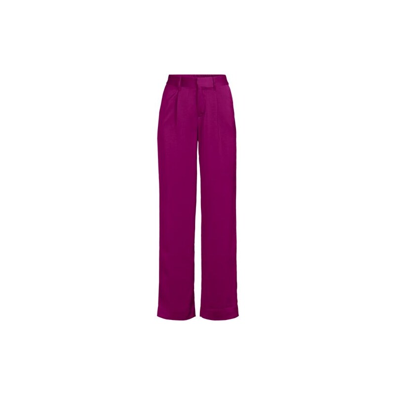 Wide Leg Satin Trousers, Women, size: 16, regular, Pink,