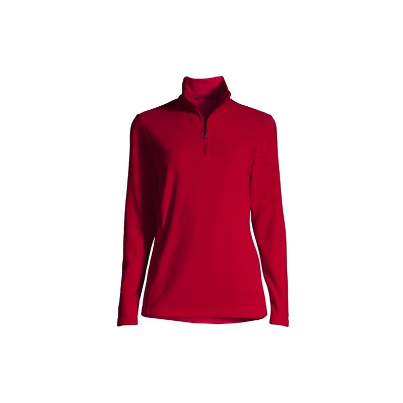 Anyweather Quarter Zip Fleece Top, Women, size: XL, regular, Red